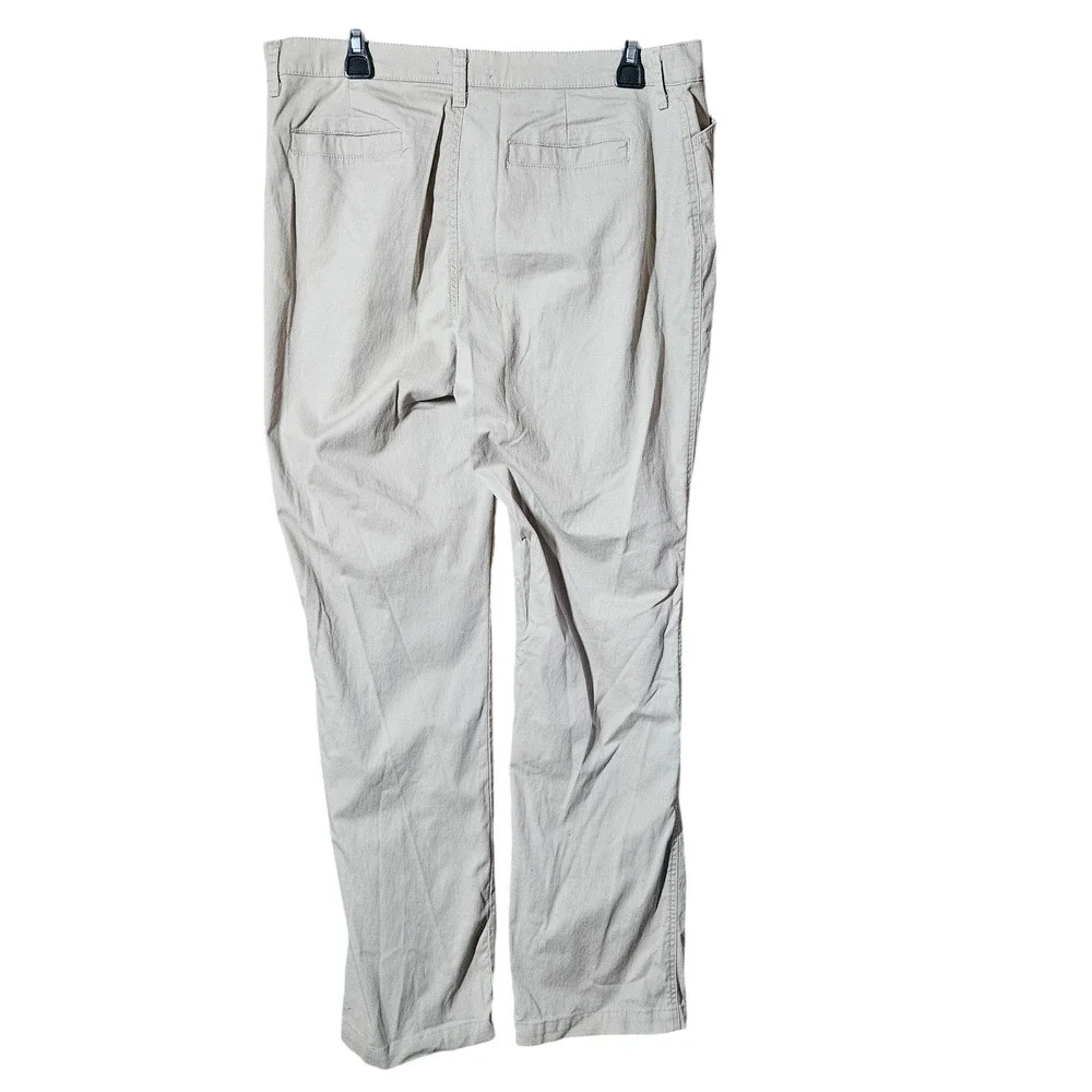 Khaki Easy Care Dress Pants Size 18